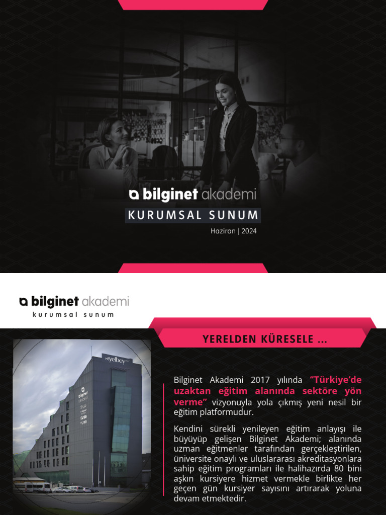 Bilginet Akademi Kurumsal Sunumu | PDF