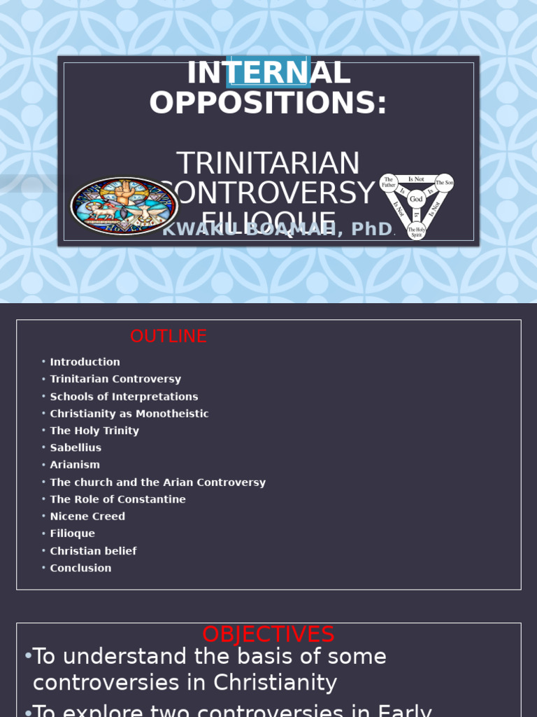 Trinitarian Controversy and Filioque Explained | PDF | Trinity | God ...