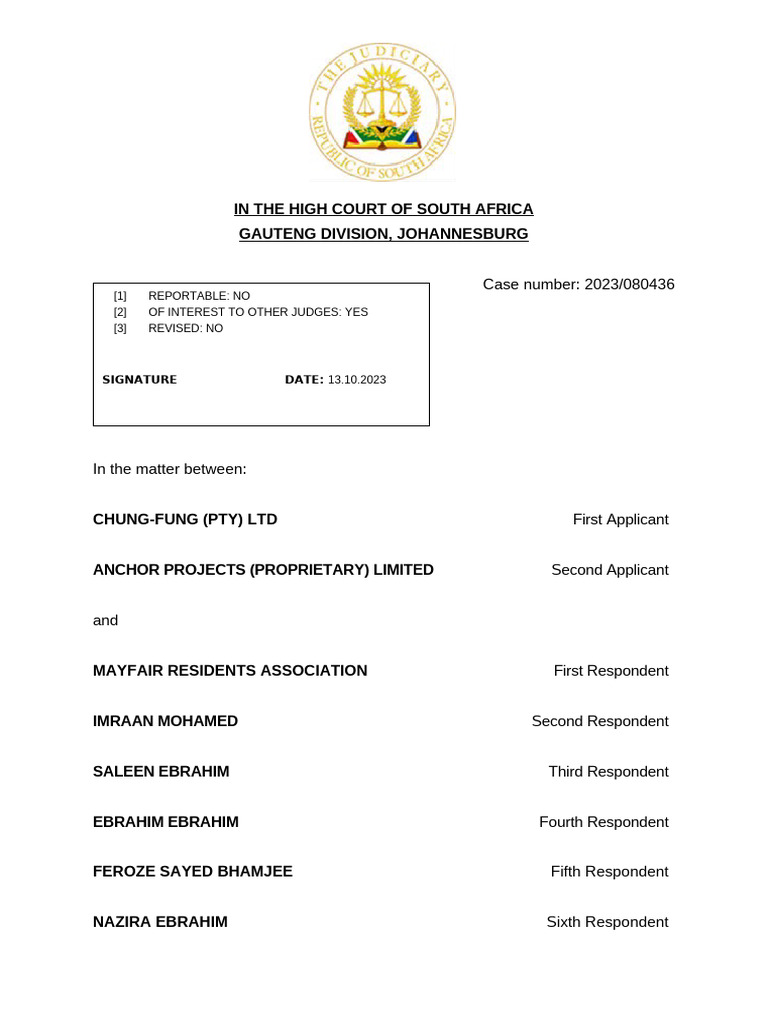 High Court Recusal Application Summary | PDF | Judgment (Law) | Lawsuit