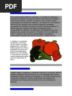 A vitamina C - trabalho de ciências