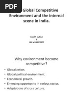 The Global Competitive Environment and The Internal Scene