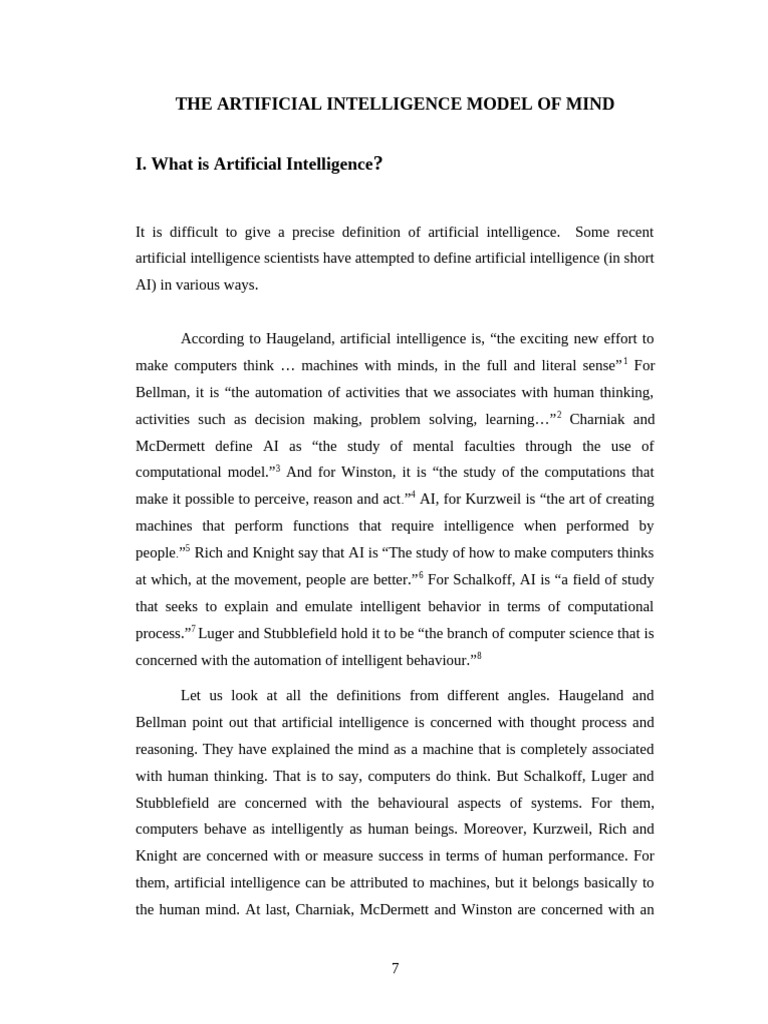 Understanding Artificial Intelligence Concepts | PDF | Intelligence (AI ...