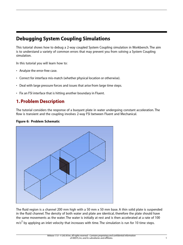 Debugging 2-Way System Coupling Simulations | PDF