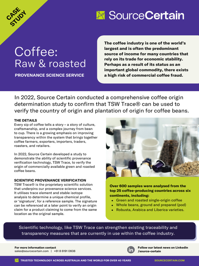 Source Certain A5 Case Study Coffee | PDF | Coffee