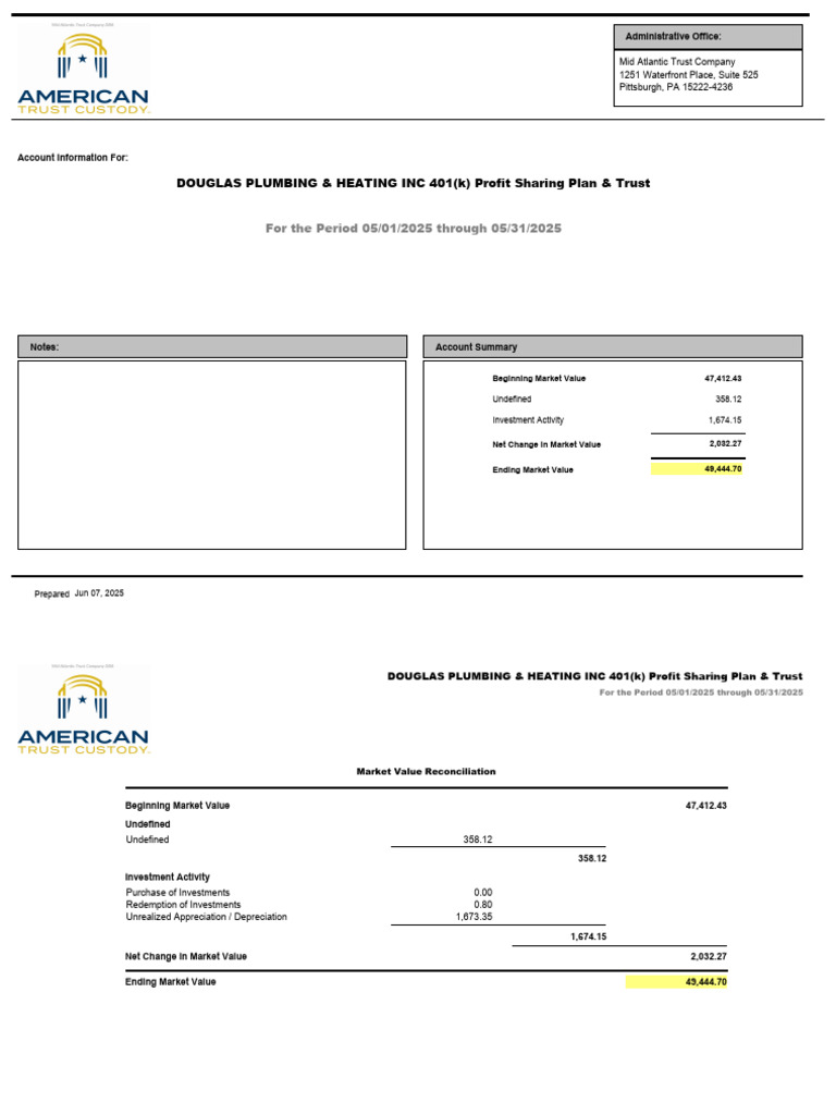 Statement 250430 250531 | PDF | Investing | Rebate (Marketing)