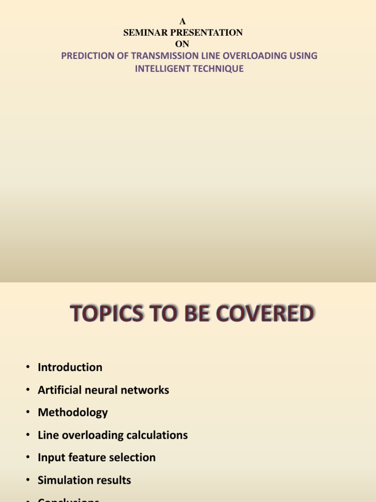 Neural Networks for Line Overloading Prediction | PDF | Ac Power ...