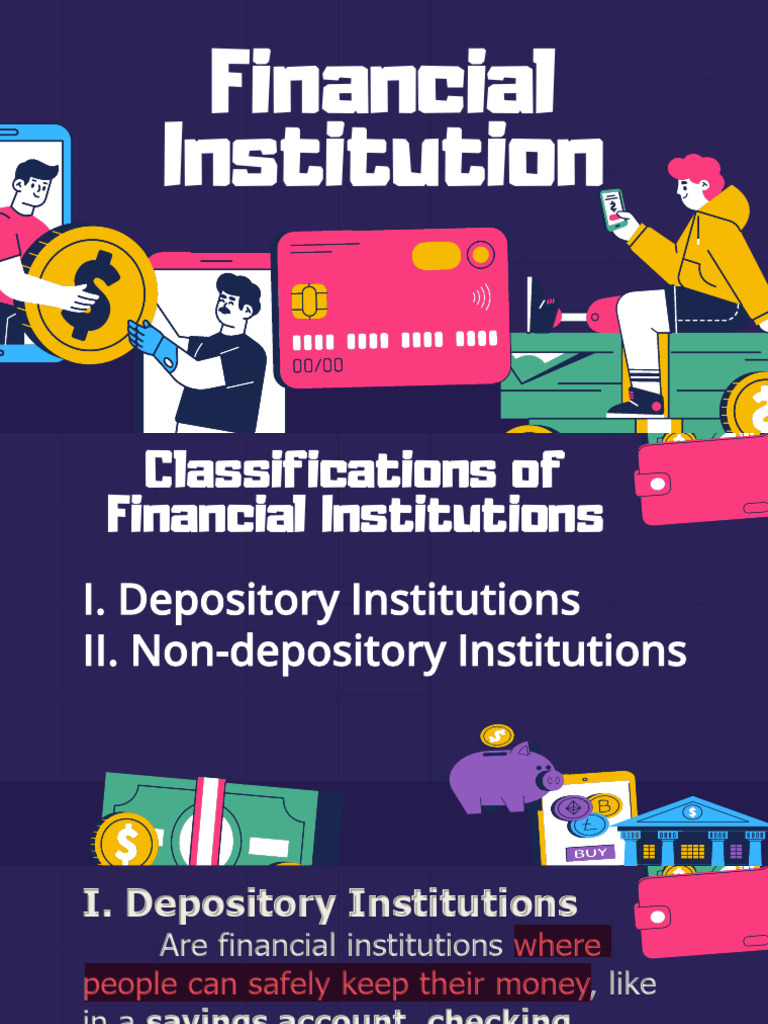 Types of Financial Institutions Explained | PDF | Insurance ...