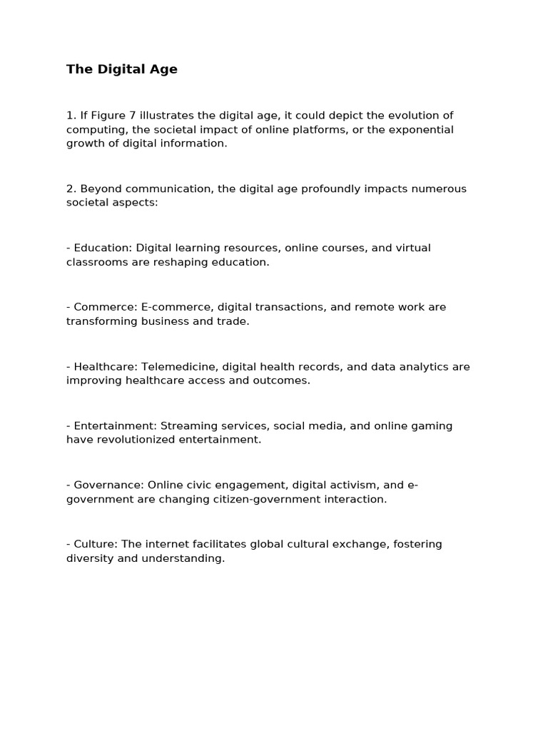 Impact of Digital Age and Nanotechnology | PDF | Climate Change ...