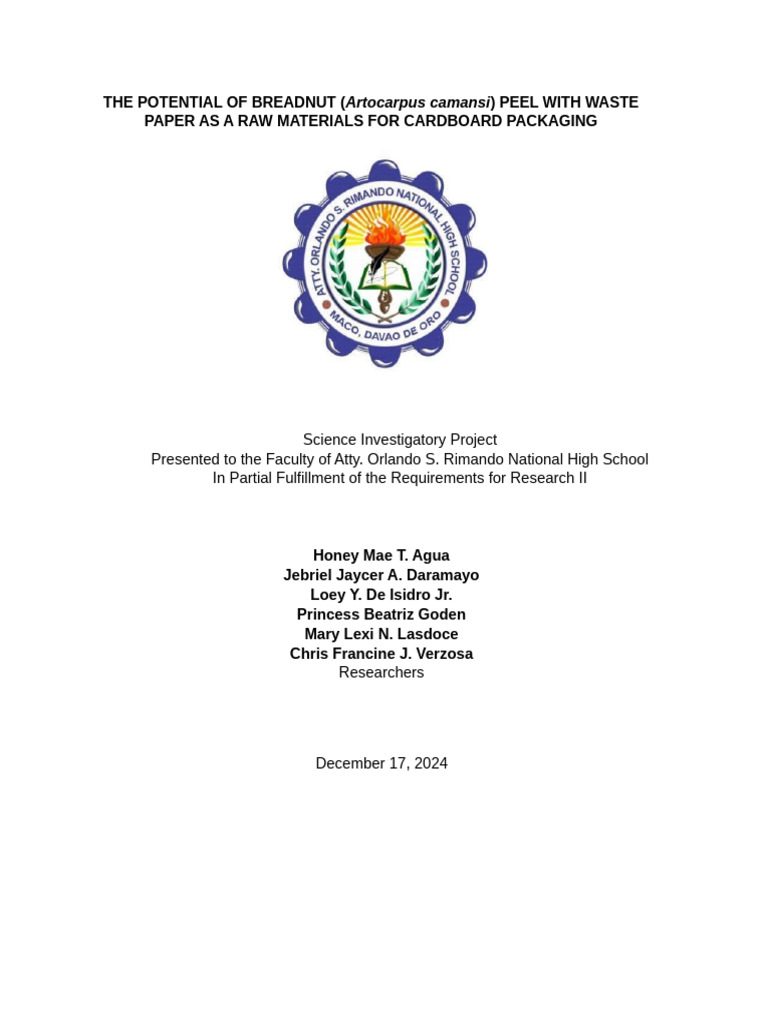 Group 3 Breadnut Chapter Ii | PDF