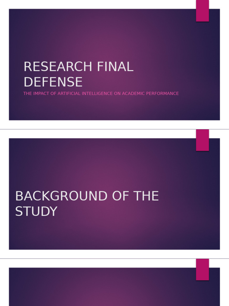 Research Final Defense | PDF | Artificial Intelligence | Intelligence ...