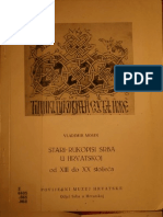 Vladimir Mošin - Stari rukopisi Srba u Hrvatskoj od XIII do XX stoljeća