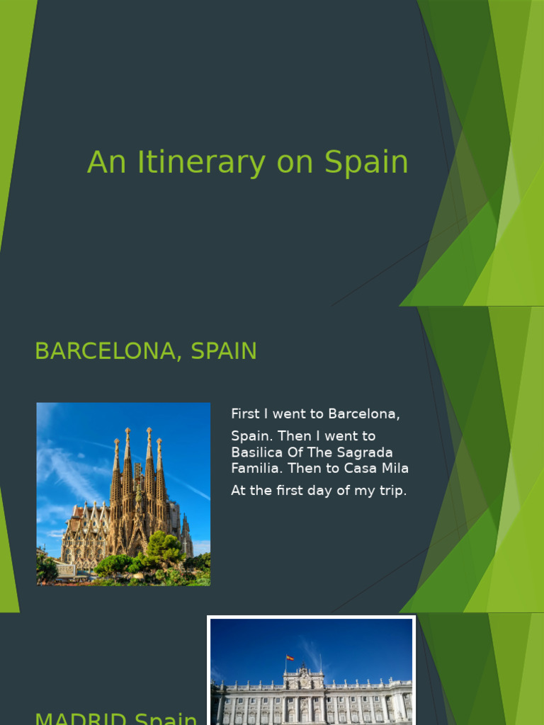 An Itinerary On Spain | PDF