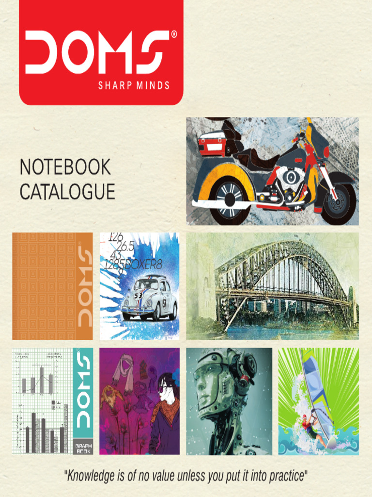 DOMS Notebook Catalogue 2025 | PDF | Notebook | Books