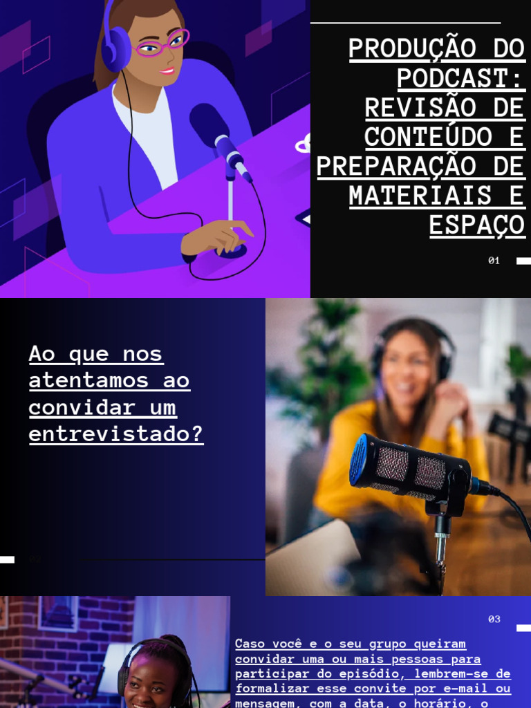 Guia para Produção de Podcast Escolar | PDF | Podcast