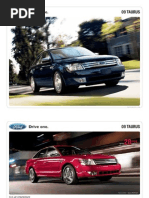 Download 2009 Ford Taurus Brochure from Miller Ford by Miller Ford SN8848772 doc pdf