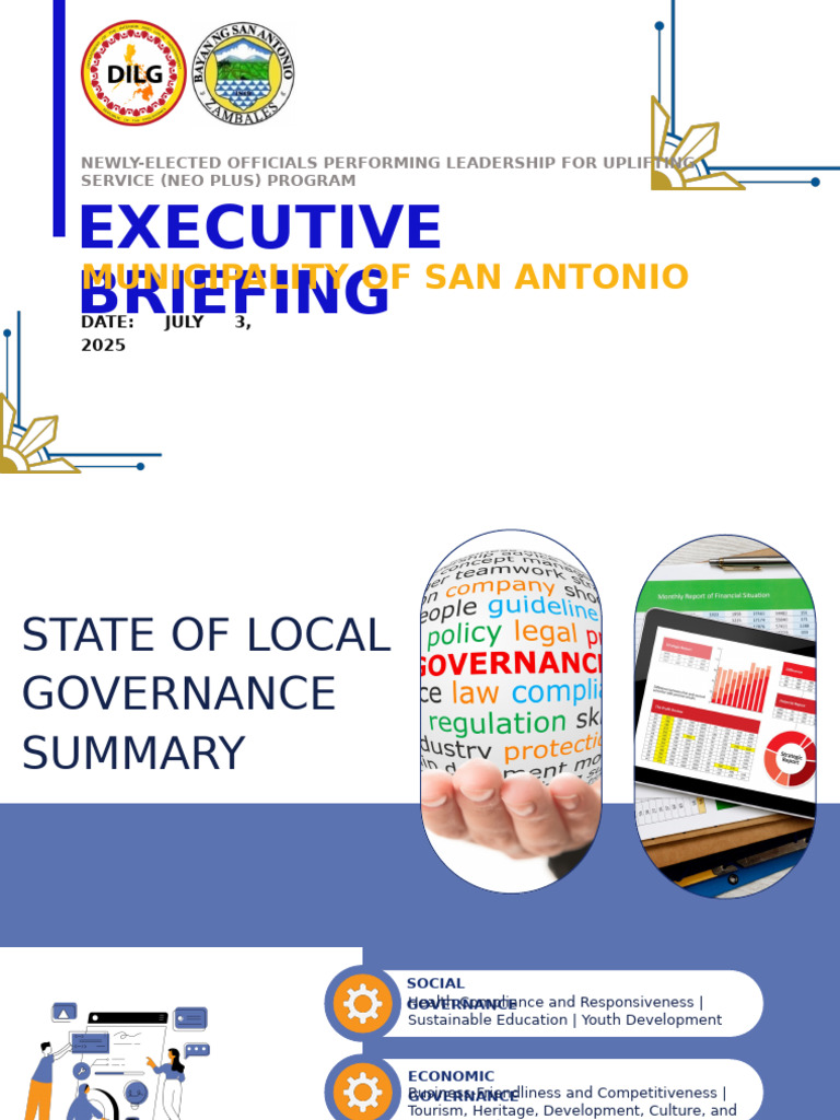 NEO Plus Program: Local Governance Summary | PDF | Governance