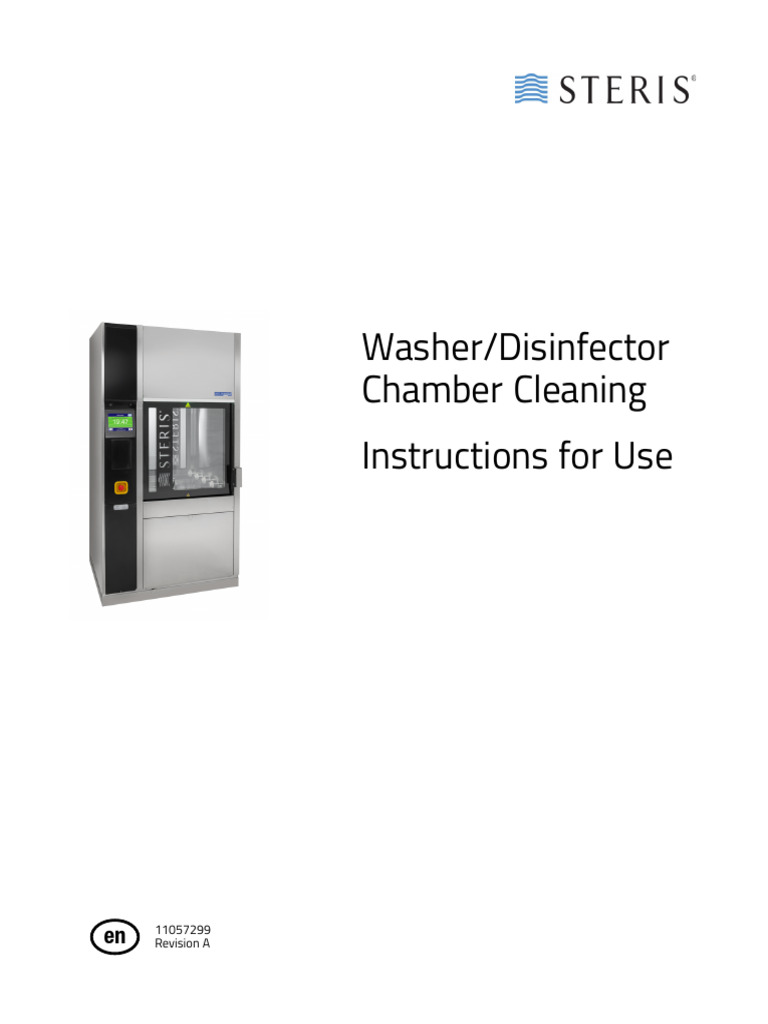 Washer/Disinfector Cleaning Guide | PDF | Washing Machine | Personal ...