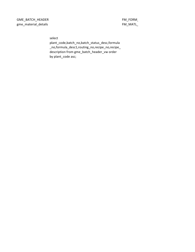 GME Batch Header Data Query | PDF