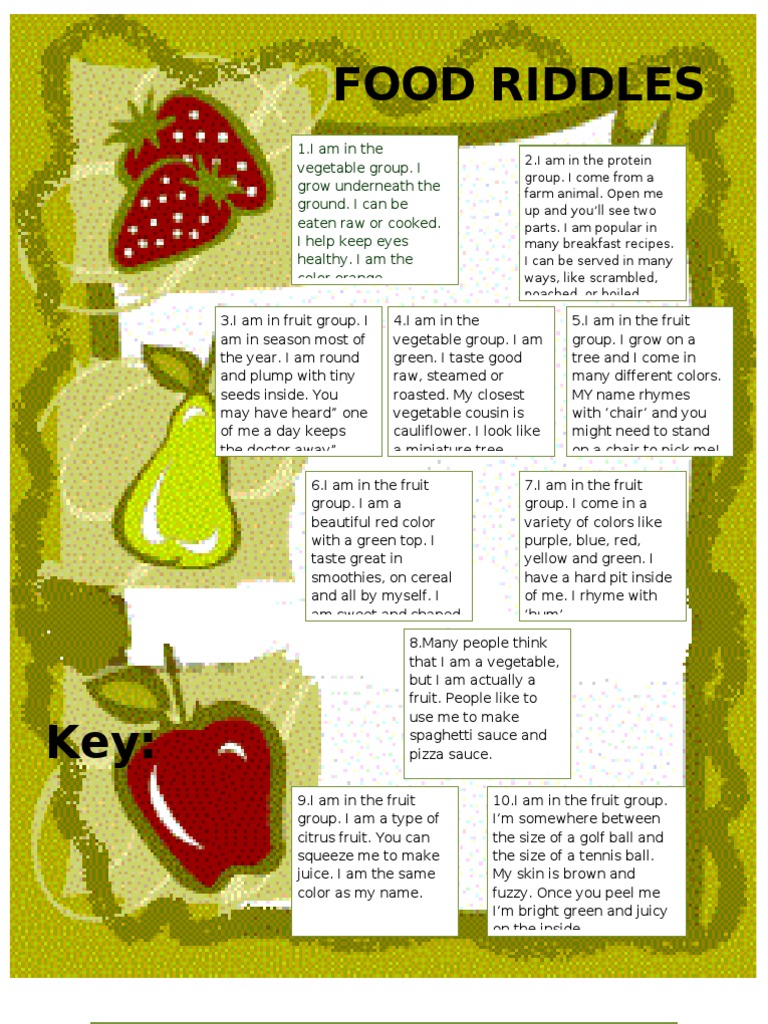 Food Riddles