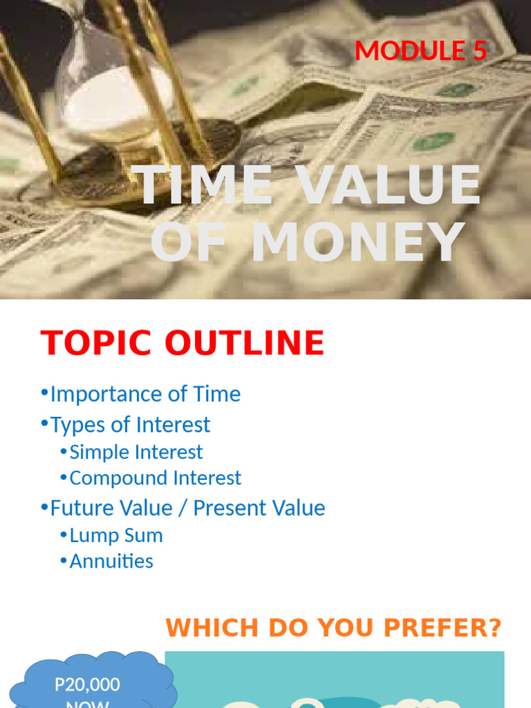 Time Value of Money Explained | PDF | Interest | Present Value