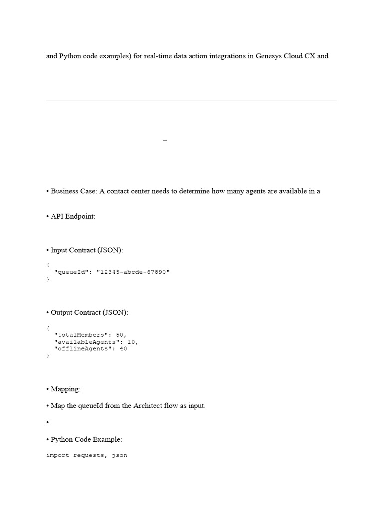 Genesys Cloud Data Actions Guide | PDF | Computer Science | Software