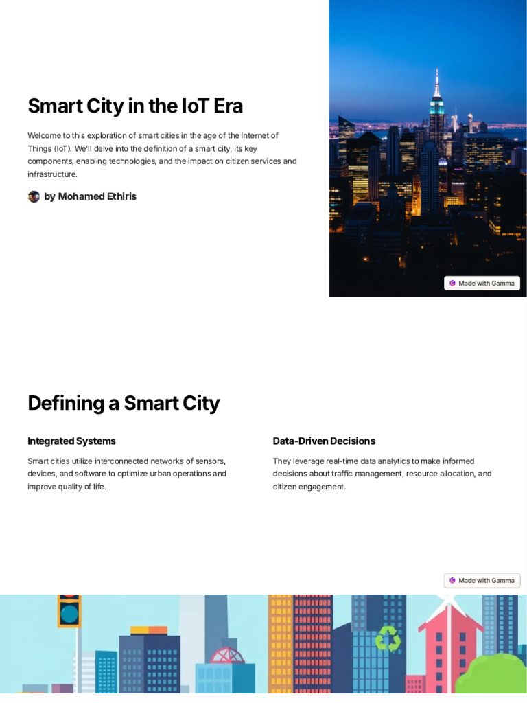 Smart Cities: IoT Impact and Benefits | PDF | Internet Of Things ...