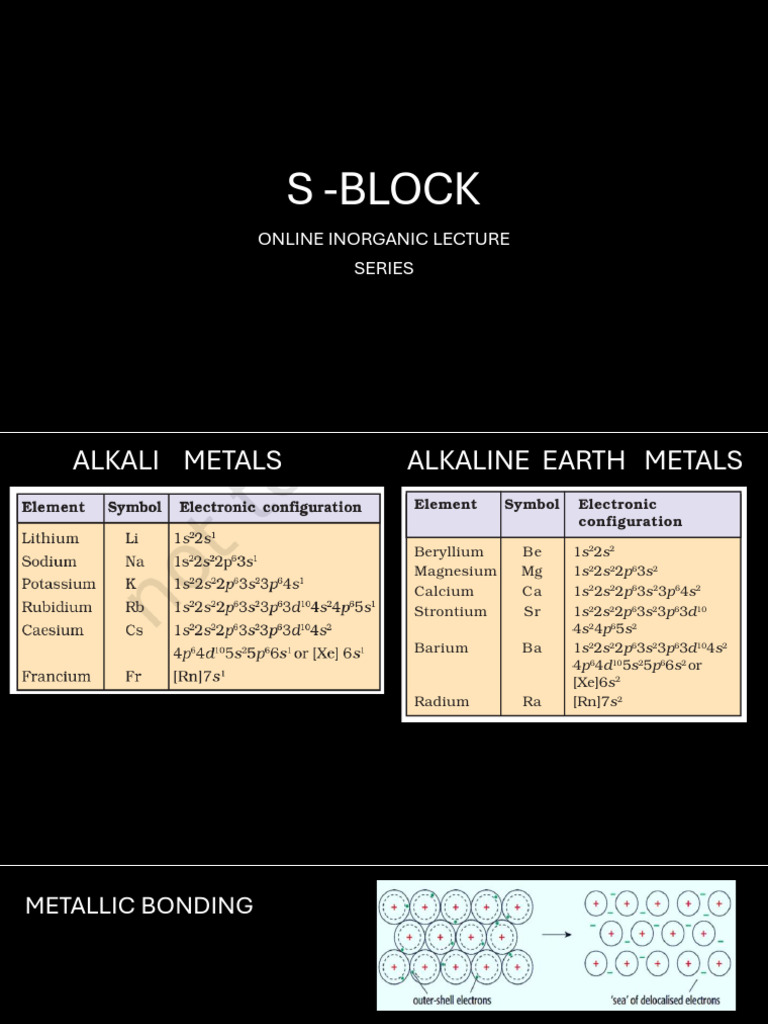 Alkali and Alkaline Earth Metals Overview | PDF | Calcium | Magnesium