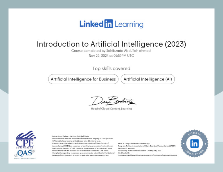 Introduction to AI Course Overview | PDF