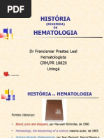 Aula História (Resumida) da Hematologia