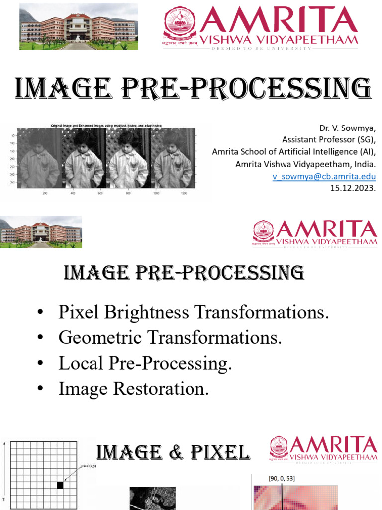 15.12.2023 Image Preprocessing | PDF | Computer Engineering | Digital ...