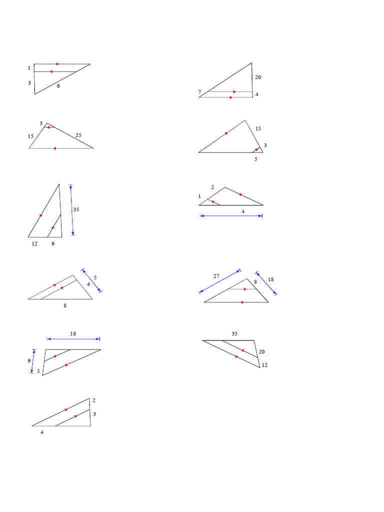 Geometry Missing Lengths Worksheet | PDF
