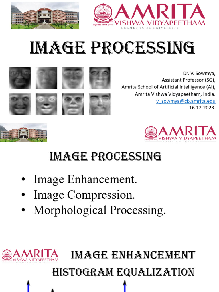 Image Processing Techniques Overview | PDF | Multidimensional Signal ...