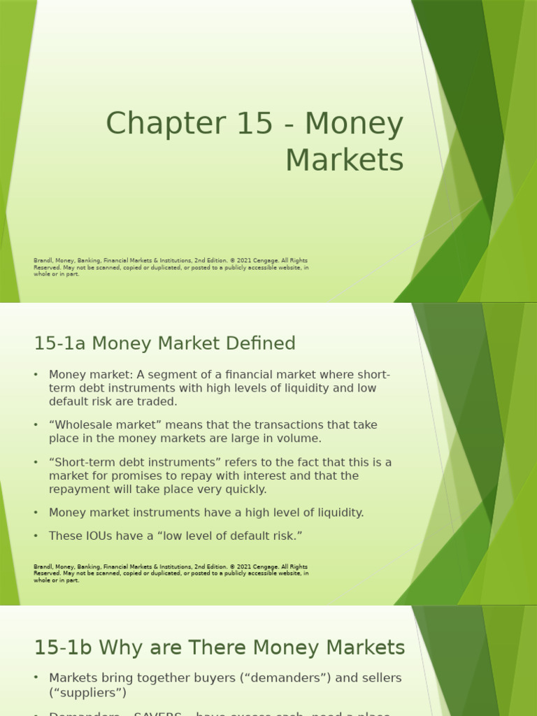 Chapter+15 Money+Markets 2nd+edition | PDF | United States Treasury ...