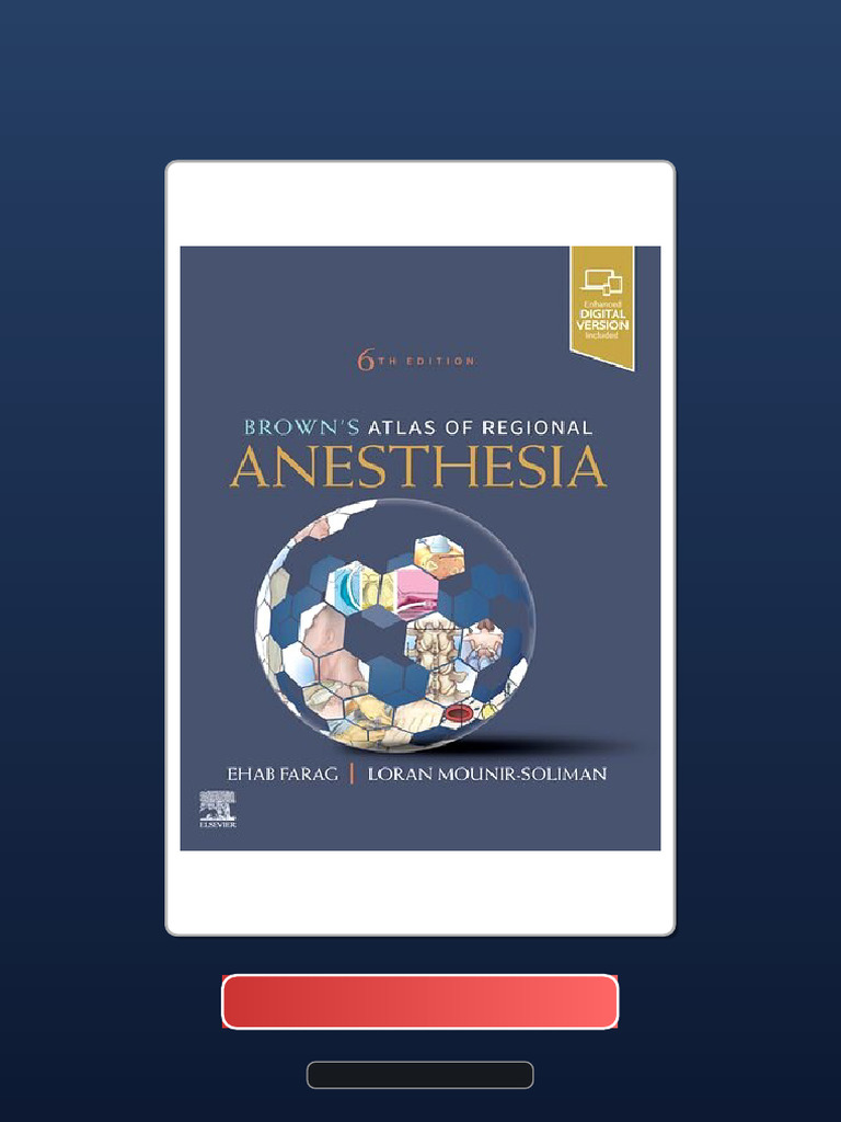 Browns Atlas of Regional Anesthesia 6th Edition Ehab Farag Official ...