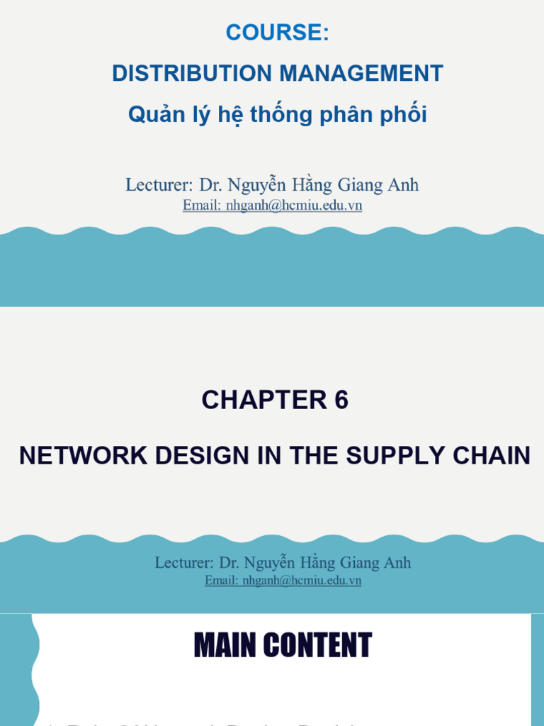Supply Chain Network Design Guide | PDF | Supply Chain | Mc Donald's