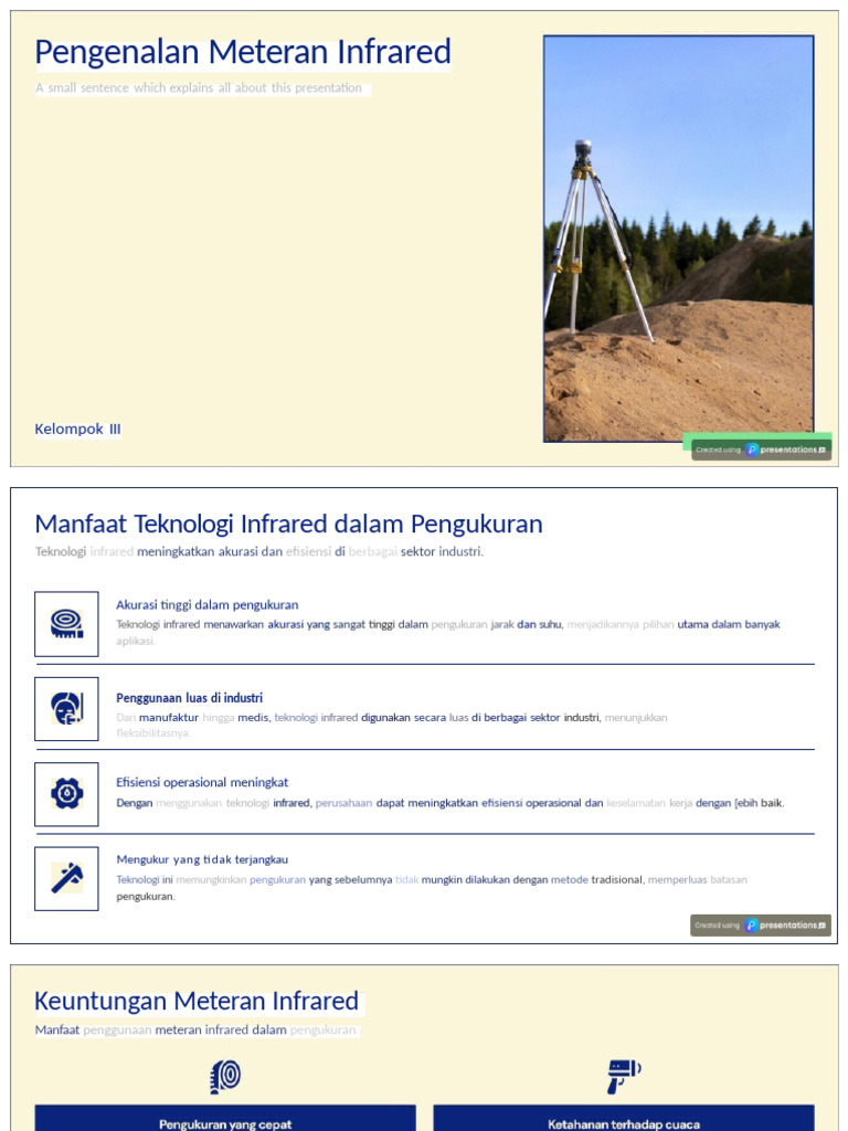 Inovasi Teknologi Meteran Infrared | PDF