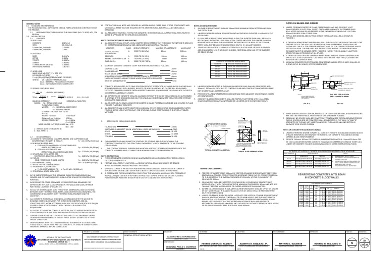 Beams, Girders, and Slab Construction Notes | PDF | Beam (Structure ...