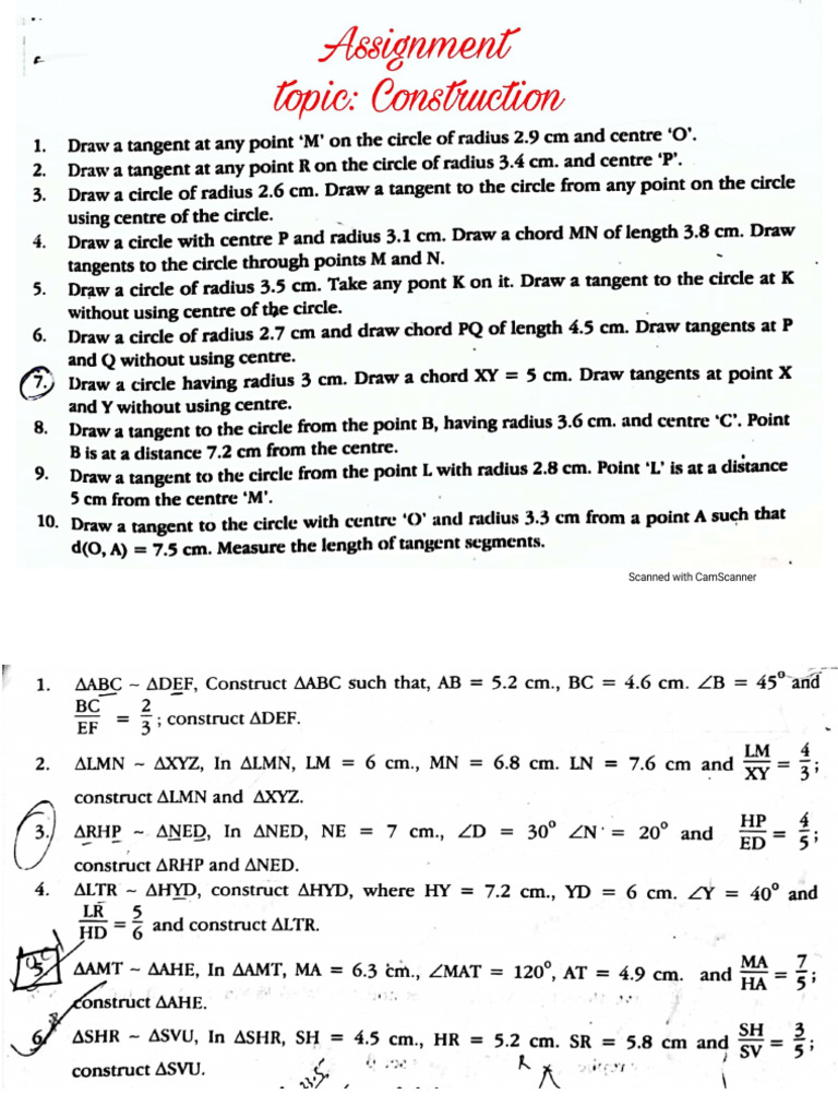 Assignment On Construction | PDF