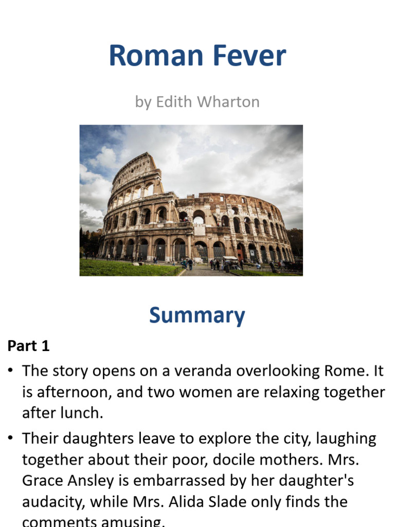Secrets and Rivalries in Roman Fever | PDF