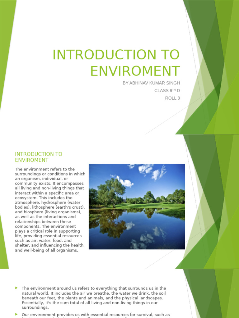 Understanding Environmental Dynamics | PDF | Sustainability ...