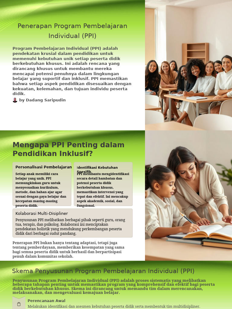 Penerapan Program Pembelajaran Individual | PDF