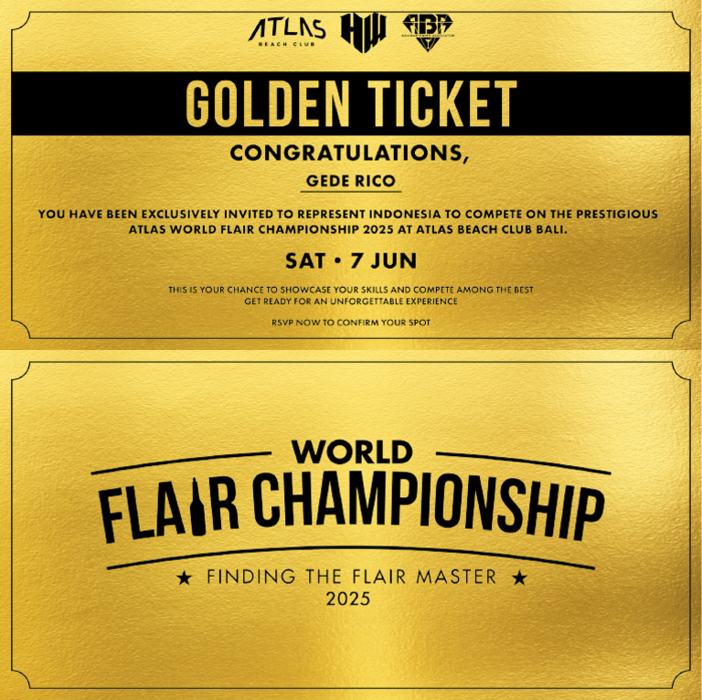 WFC Golden Ticket - Gede Rico | PDF