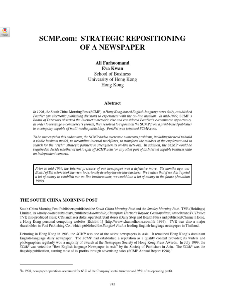 SCMP Advertising Rate Card Overview | PDF | Newspapers | Advertising
