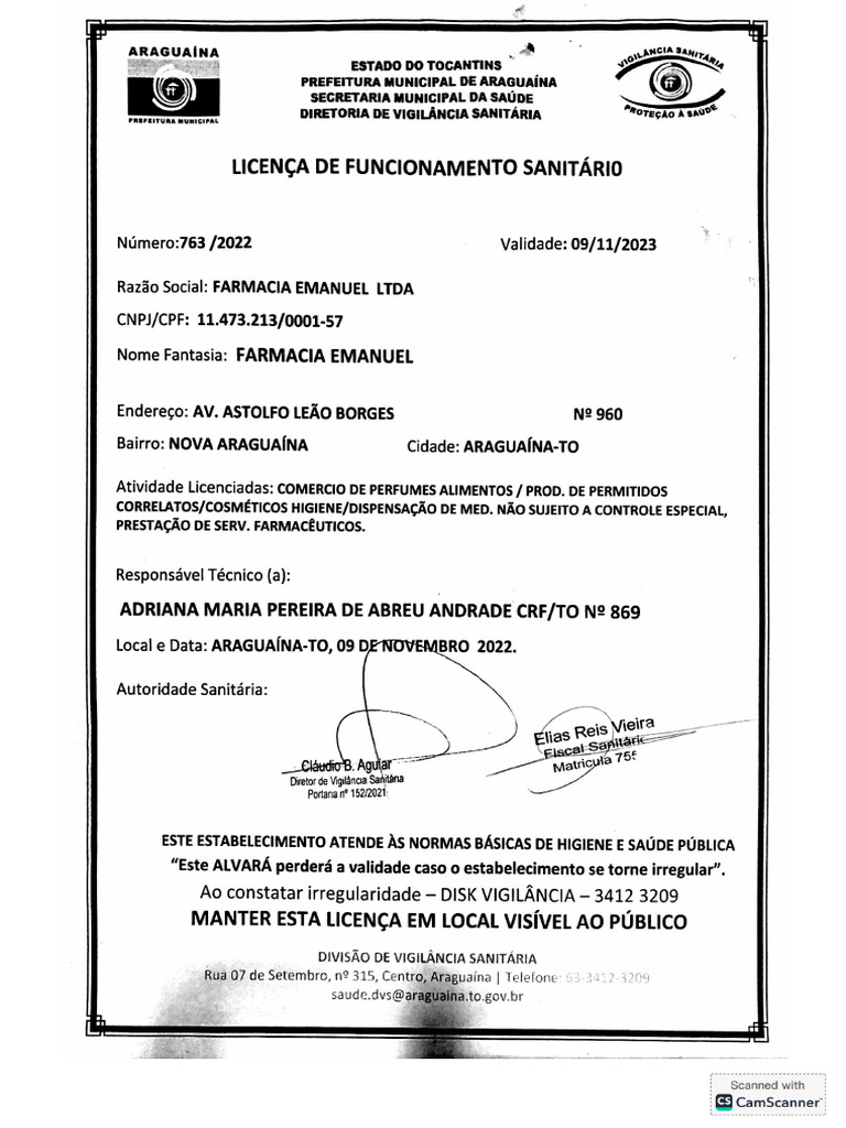 Licença de Funcionamento | PDF