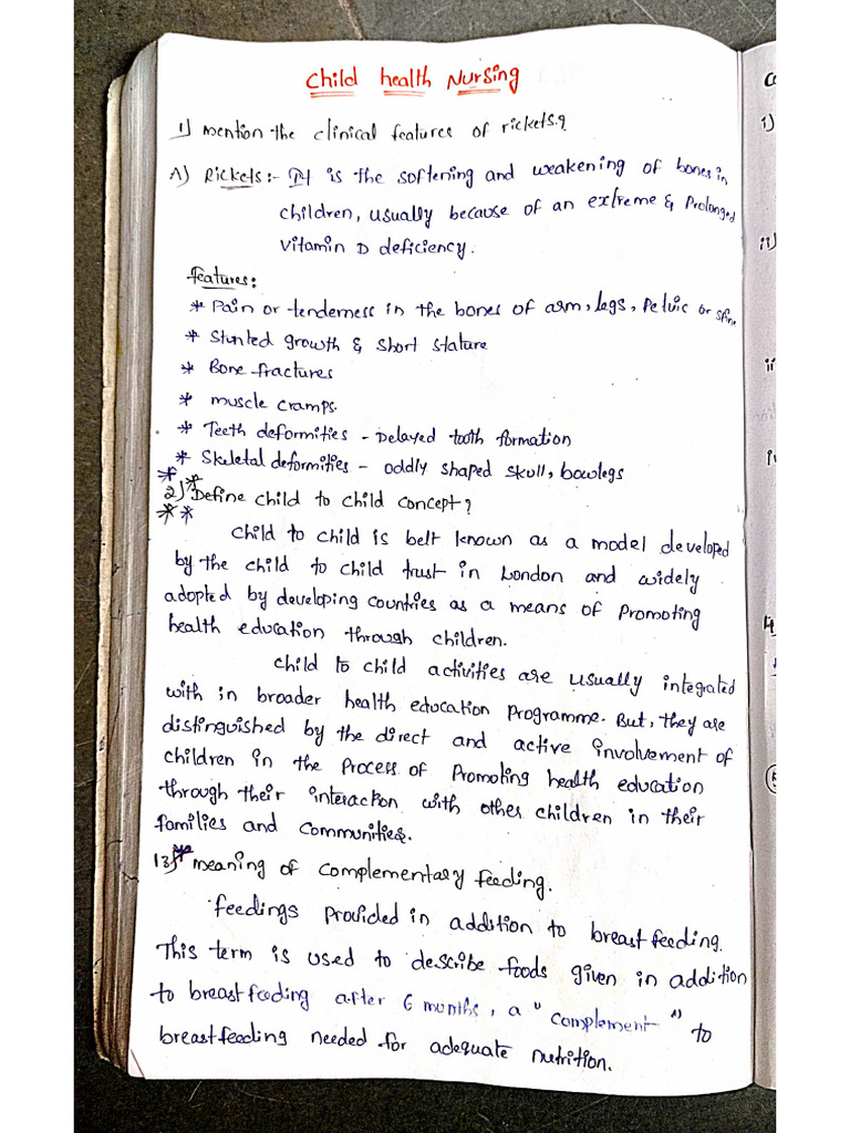 CHN. 2 Marks Question and Answers | PDF