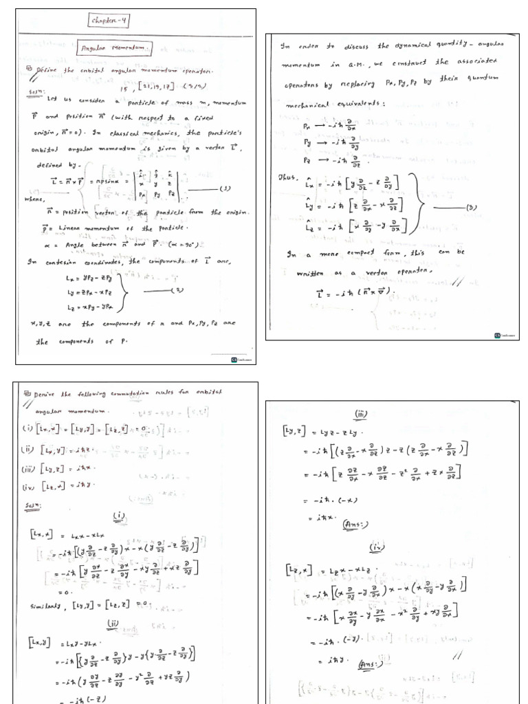 Print For Chap 4 (QM) | PDF