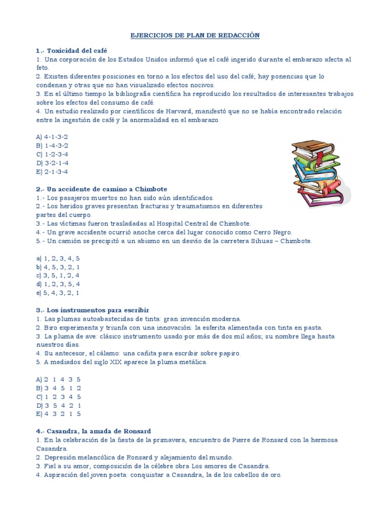 Ejercicios de redacción para primaria | PDF | Nikolai Gogol | Poesía