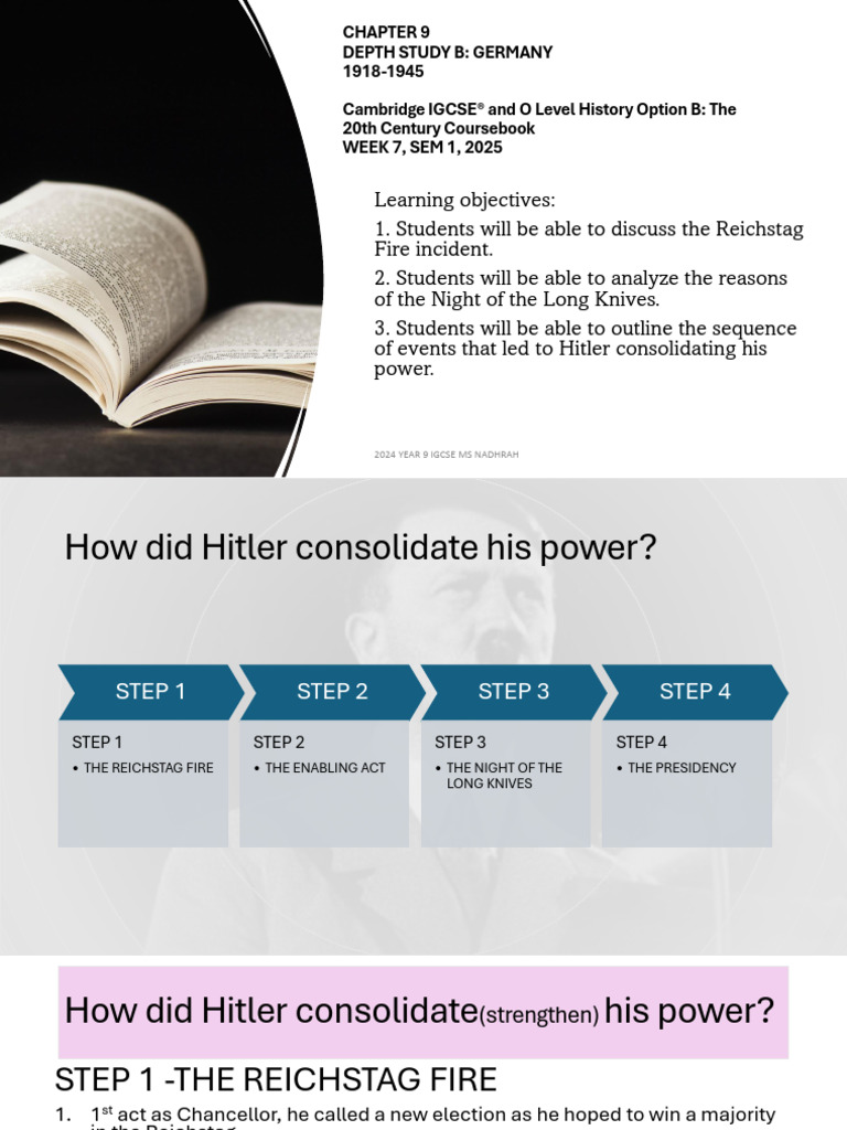 Hitler's Power Consolidation in Germany | PDF | Adolf Hitler | Racial ...