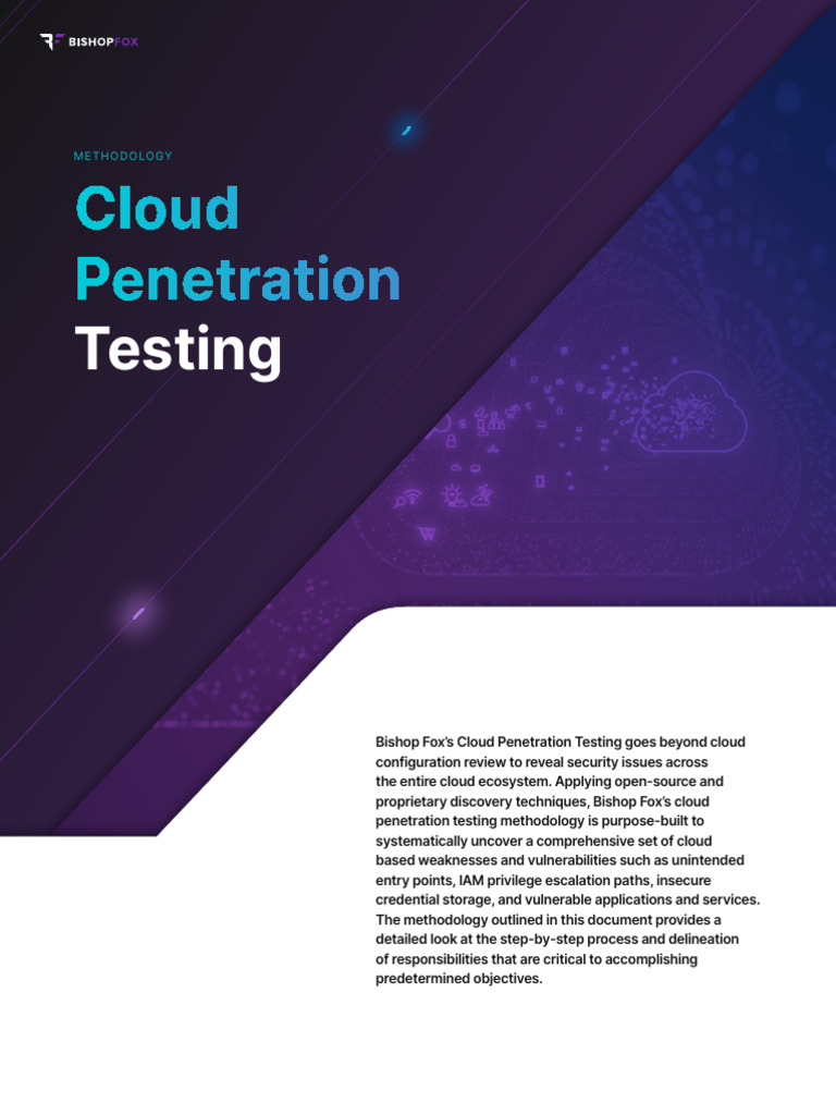 Bishop Fox Cloud Pentesting Methodology | PDF | Cloud Computing ...
