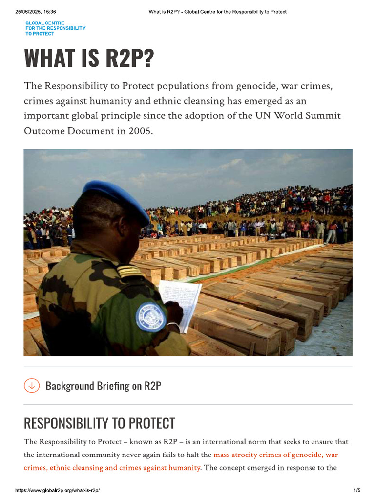 R2P Intro | PDF